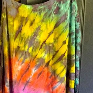 Vibrant Tie-Dye Maxi Dress